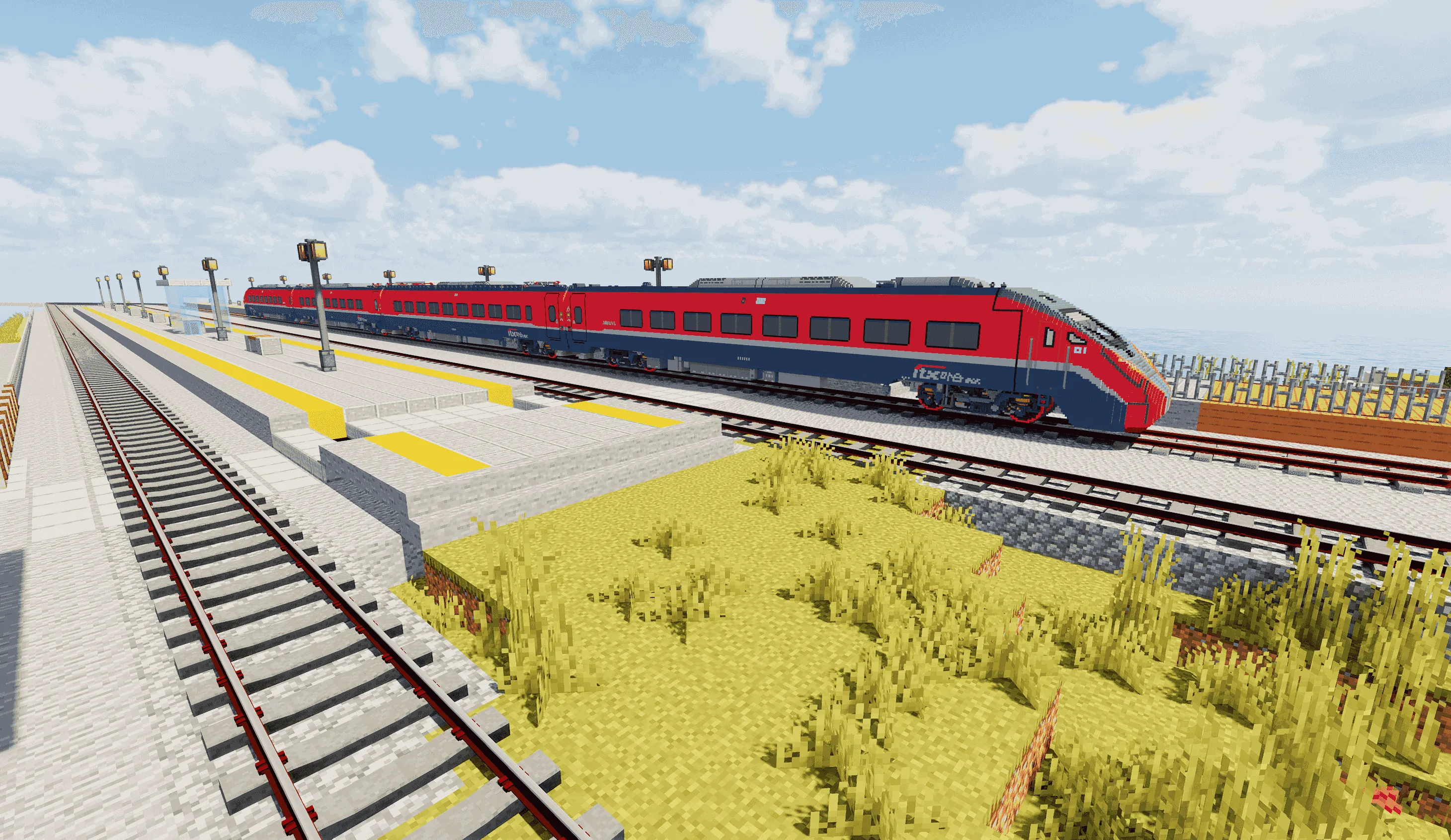 Korea Voxel Train Pack [IR/Immersive Railroading] — скриншот 4 (Текстуры, Minecraft)