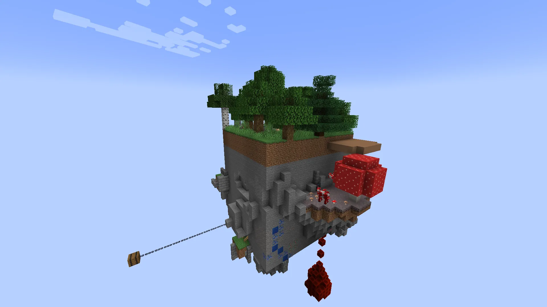 Create Int. Spinning Cube Island World — скриншот 4 (Карты, Minecraft)