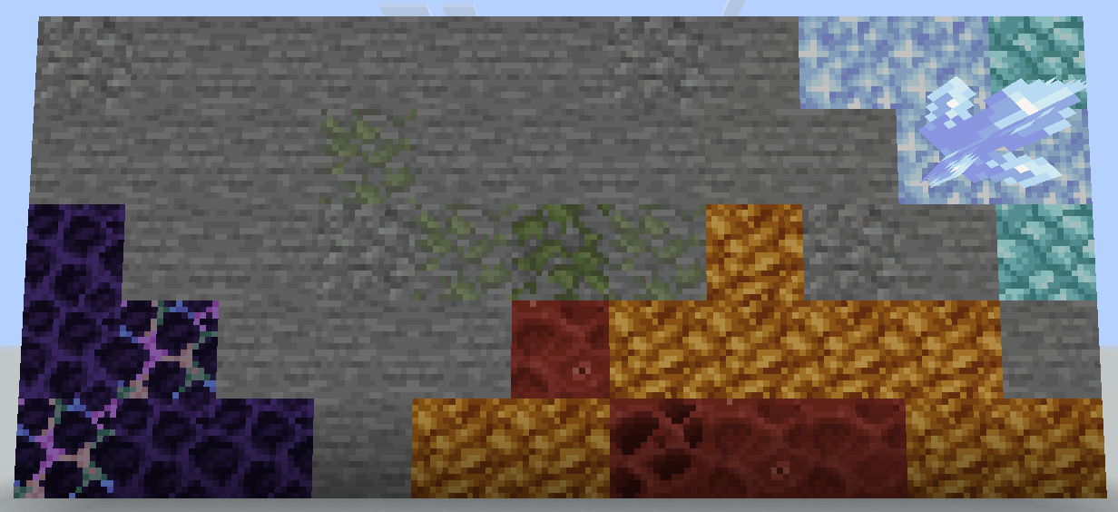 Connected Rocks, Текстуры, Minecraft