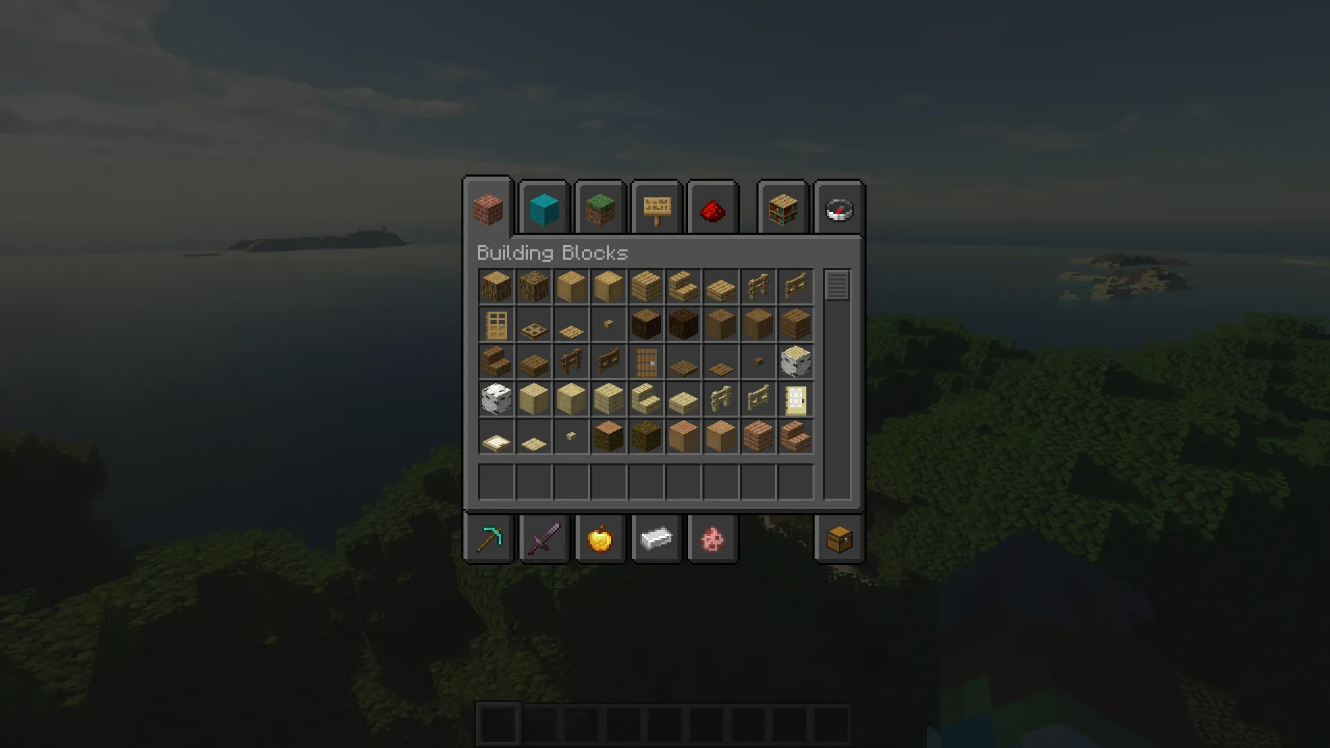 Default Dark Mode, Текстуры, Minecraft