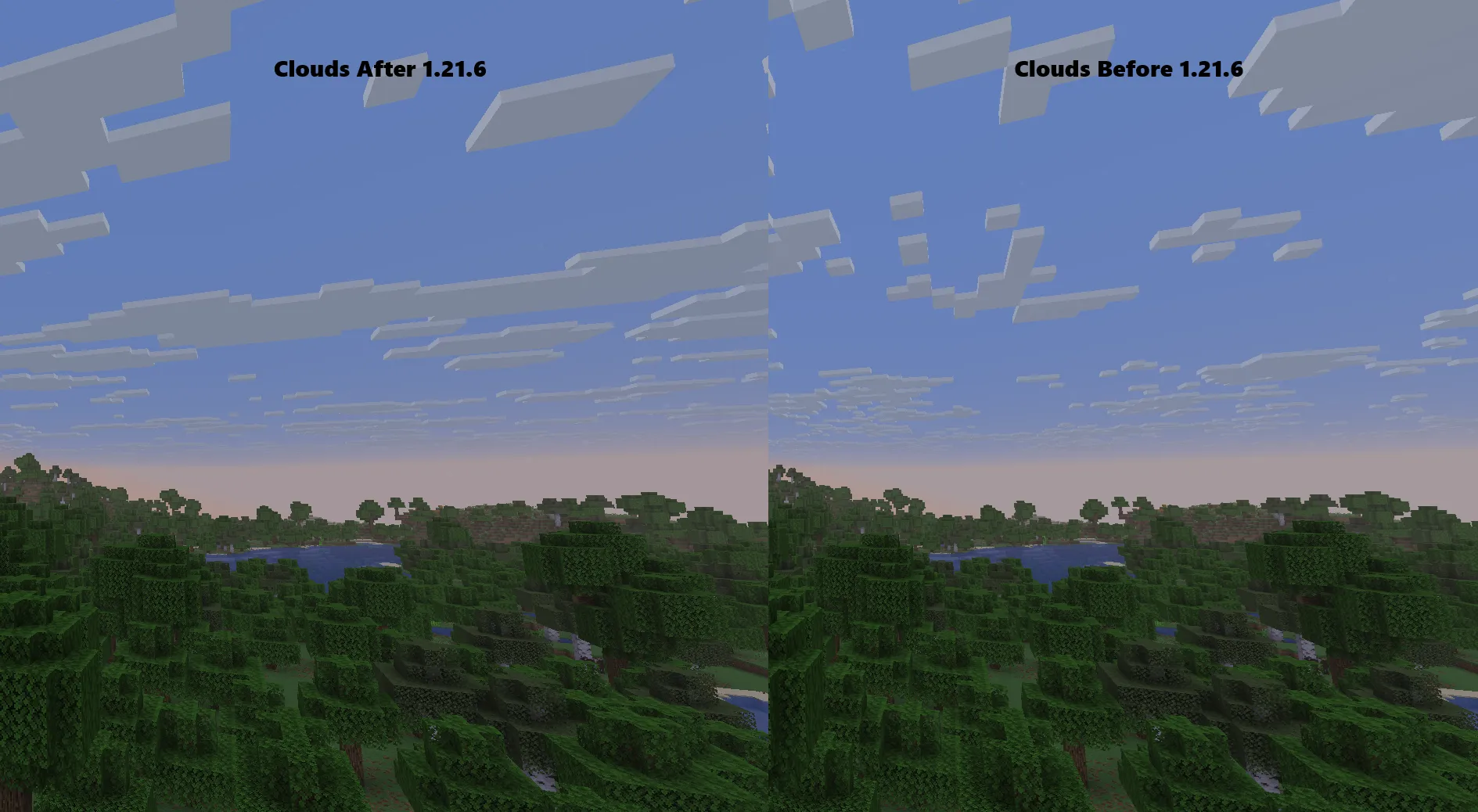 Legacy Clouds — скриншот 1 (Текстуры, Minecraft)