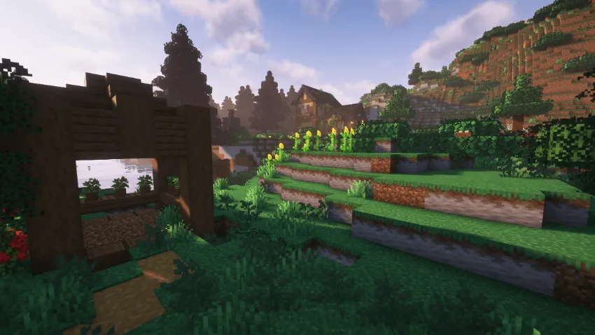 Bloodroot CottageCore: [Friends United] — скриншот 11 (Модпаки, Minecraft)