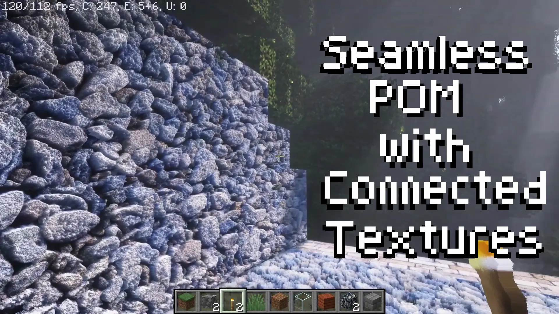 CTMPOMFIX demo, Seamless Pom with Connected Textures — скриншот 1 (Текстуры, Minecraft)