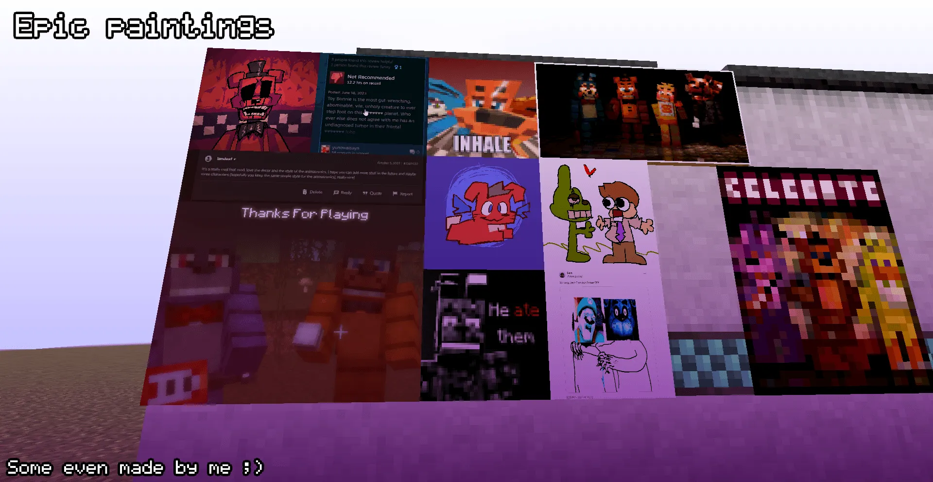 Generic FNAF Modification, Моды, Minecraft