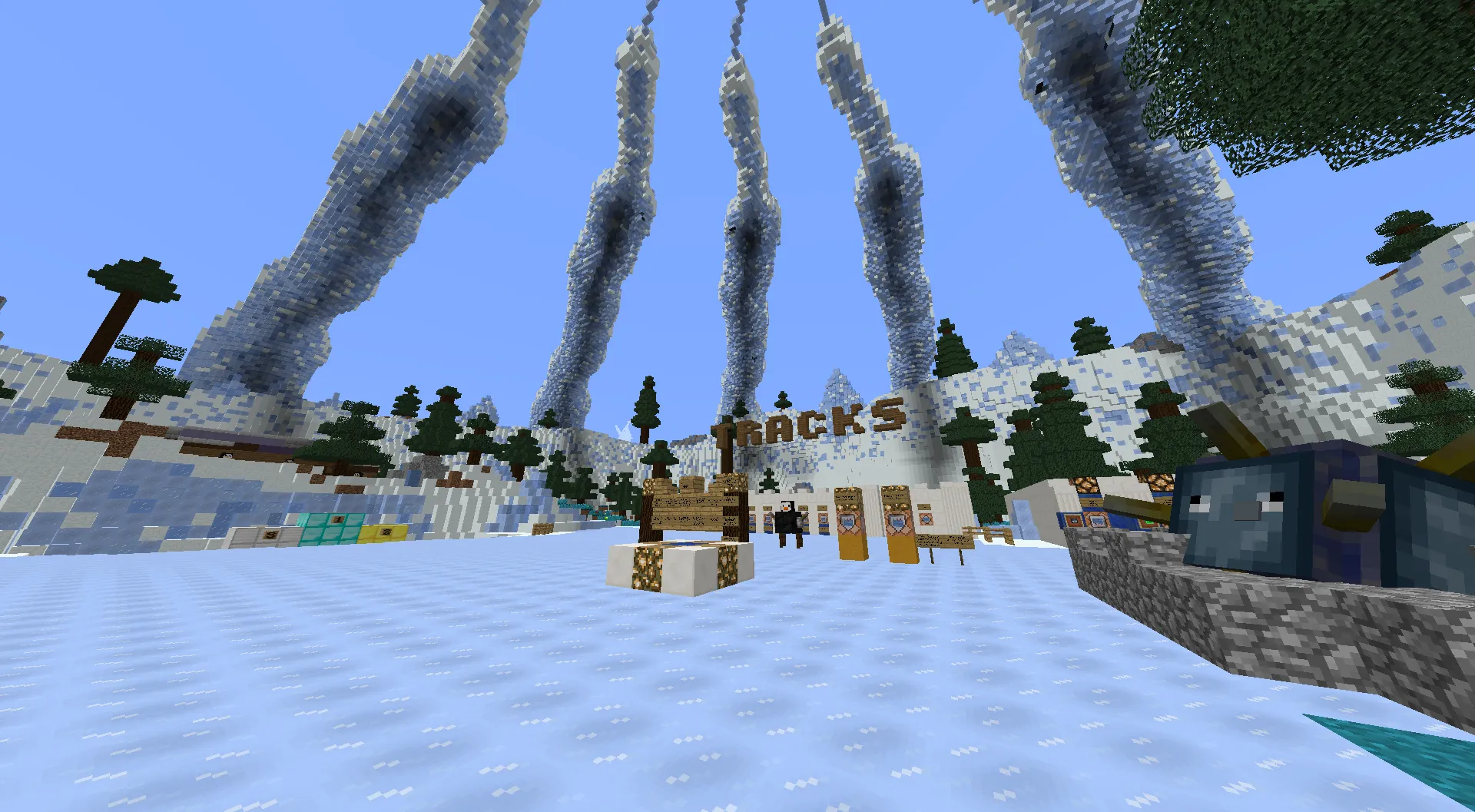 Ice Boat Madness, Карты, Minecraft
