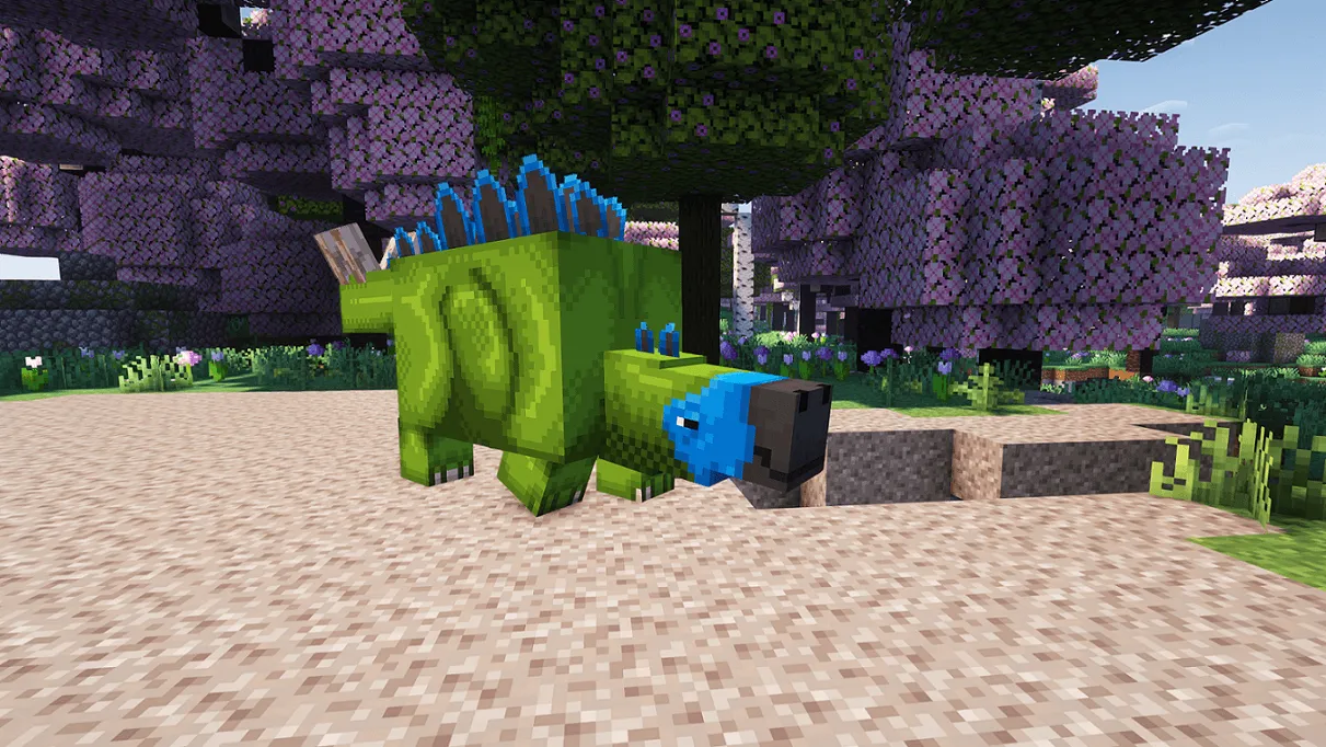 Sniffer to Stegosaurus Pack — скриншот 4 (Текстуры, Minecraft)