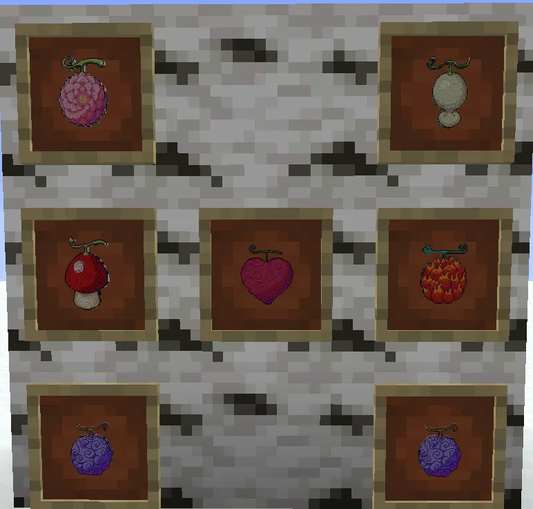 Devil Fruits Unleashed: One Piece Food Transformation Pack — скриншот 4 (Текстуры, Minecraft)