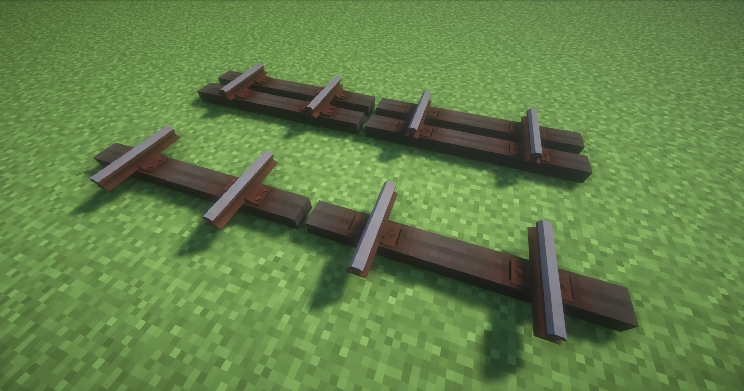 North American Tracks - Immersive Railroading — скриншот 15 (Текстуры, Minecraft)