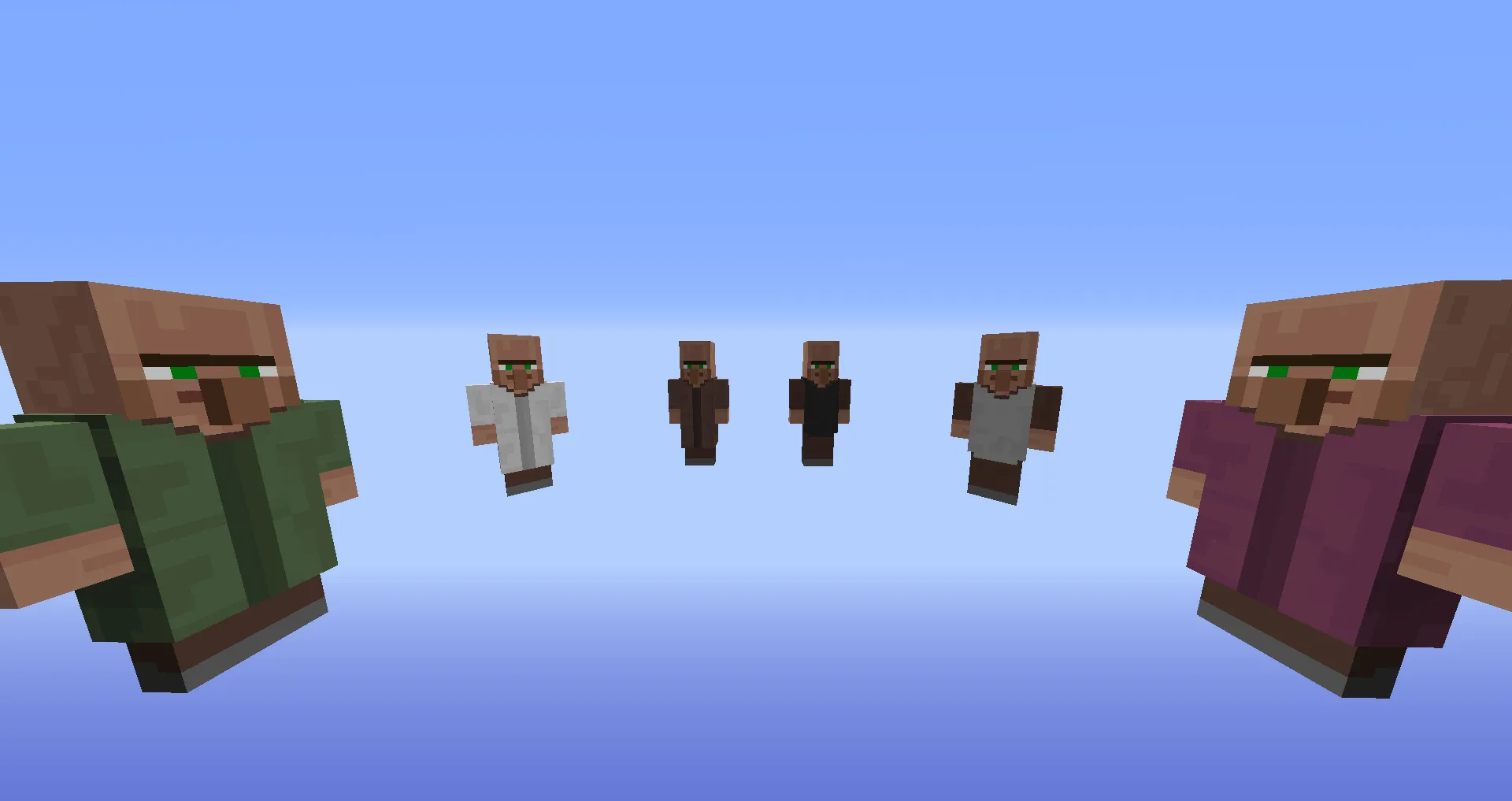 Villagers with Separated Arms Resource pack — скриншот 7 (Текстуры, Minecraft)