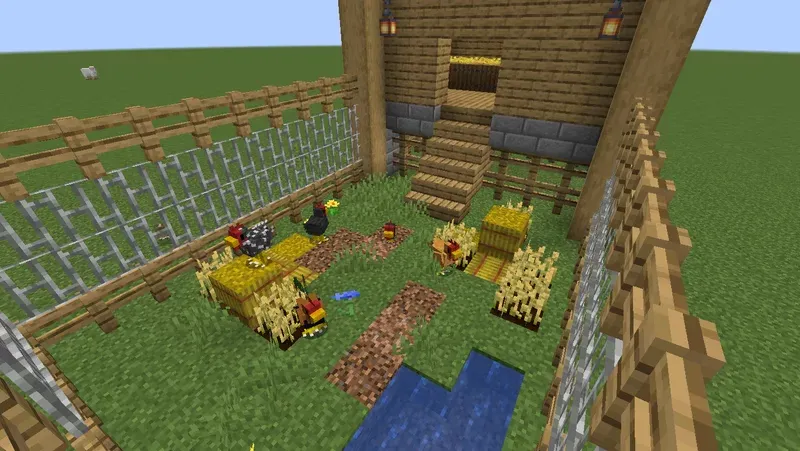 some chickens, Текстуры, Minecraft