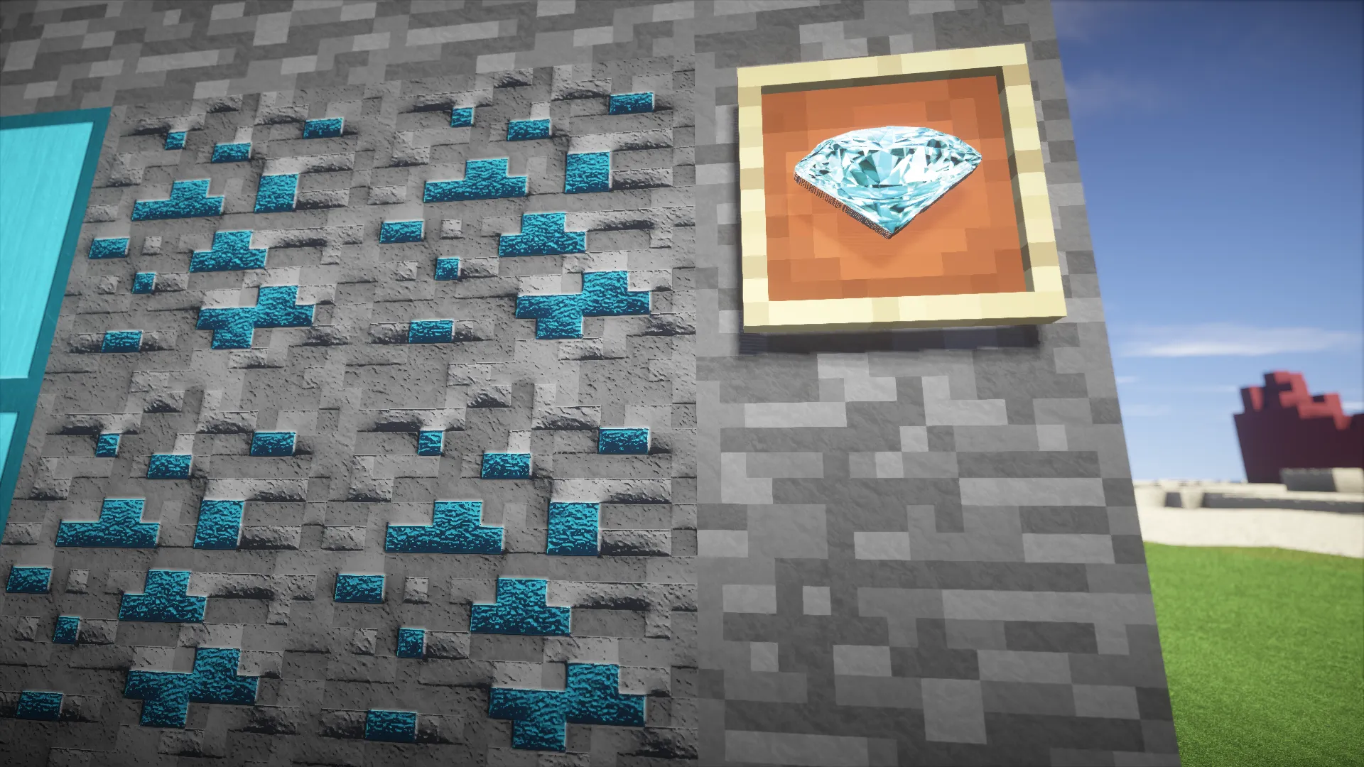 Default Minecraft Texture With Bump Mapping, Текстуры, Minecraft