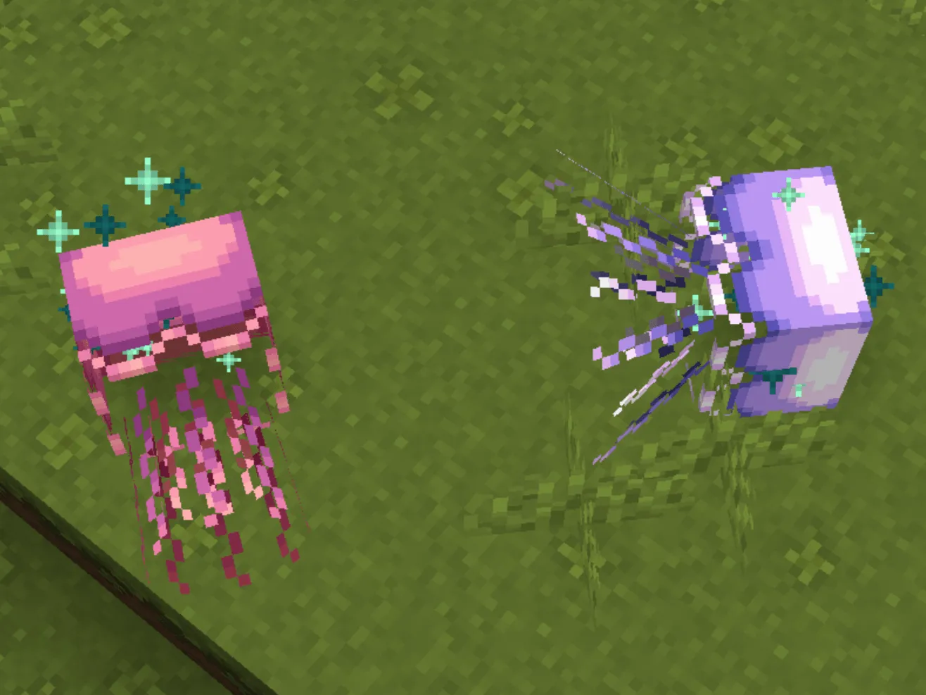 Melody's Jellyfish (Glow Squid Replacement) — скриншот 2 (Текстуры, Minecraft)
