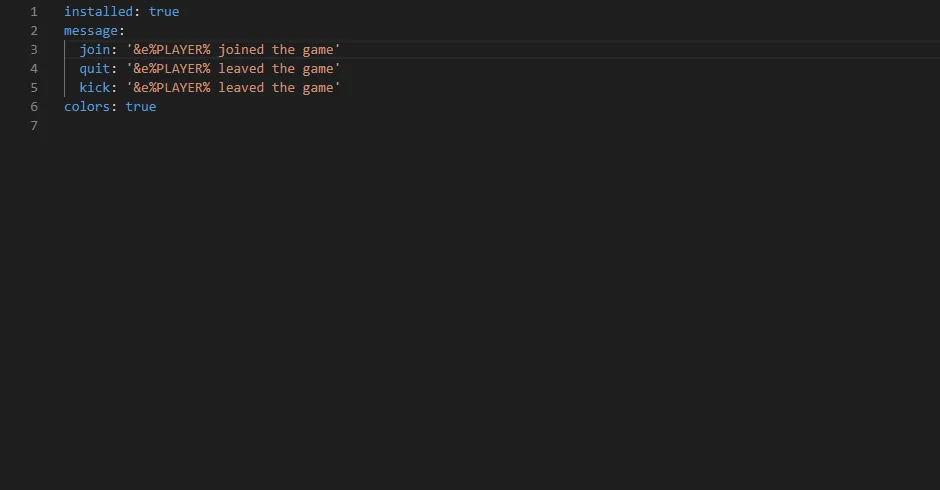 CustomJoinMessage - Custom Join, Quit and Kick Messages — скриншот 1 (Плагины, Minecraft)