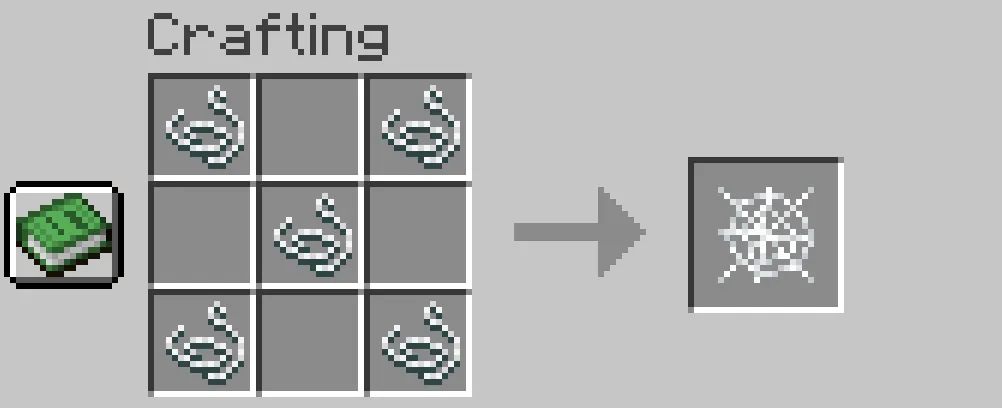 Better craftable cobwebs, Моды, Minecraft