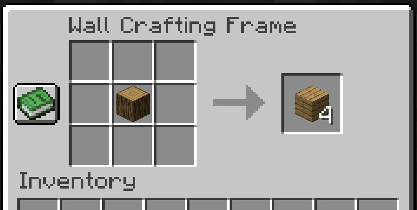 Wall Crafting Frame, Моды, Minecraft
