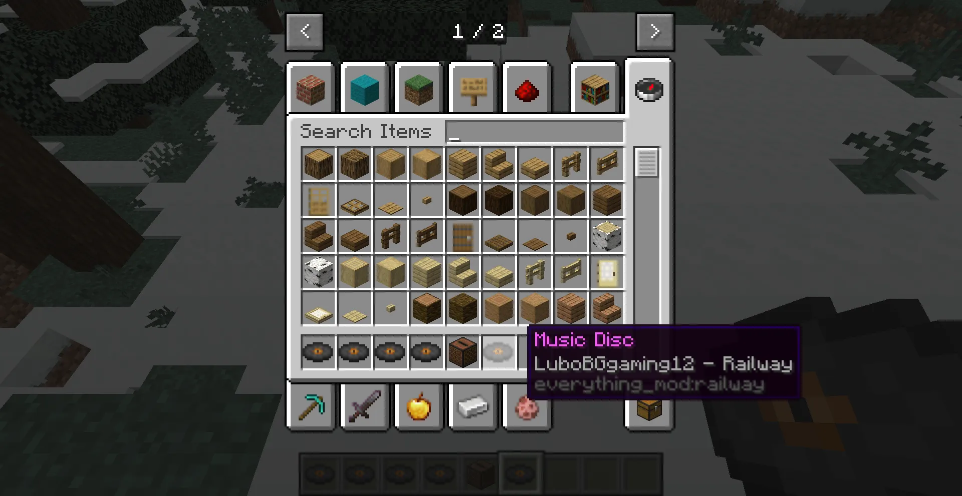Everything Mod 2 — скриншот 1 (Моды, Minecraft)