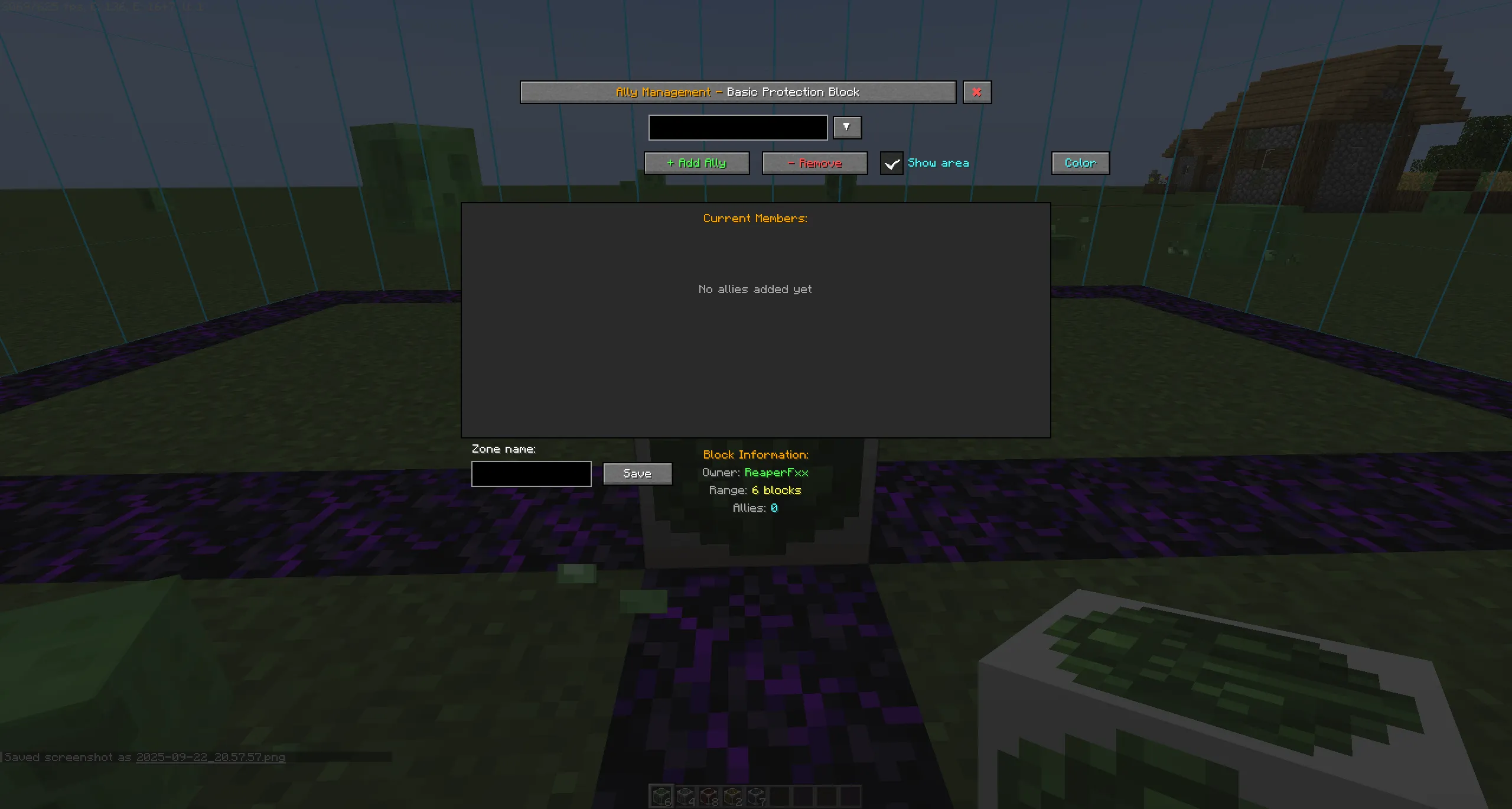ProtectionBlocks, Моды, Minecraft