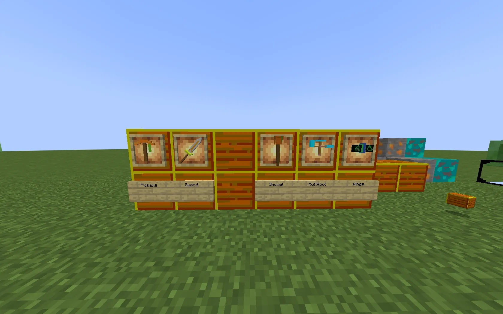 MoreOresAddonsV1, Моды, Minecraft