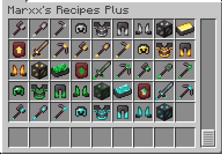 Marxx's_Recipes_Plus — скриншот 18 (Моды, Minecraft)