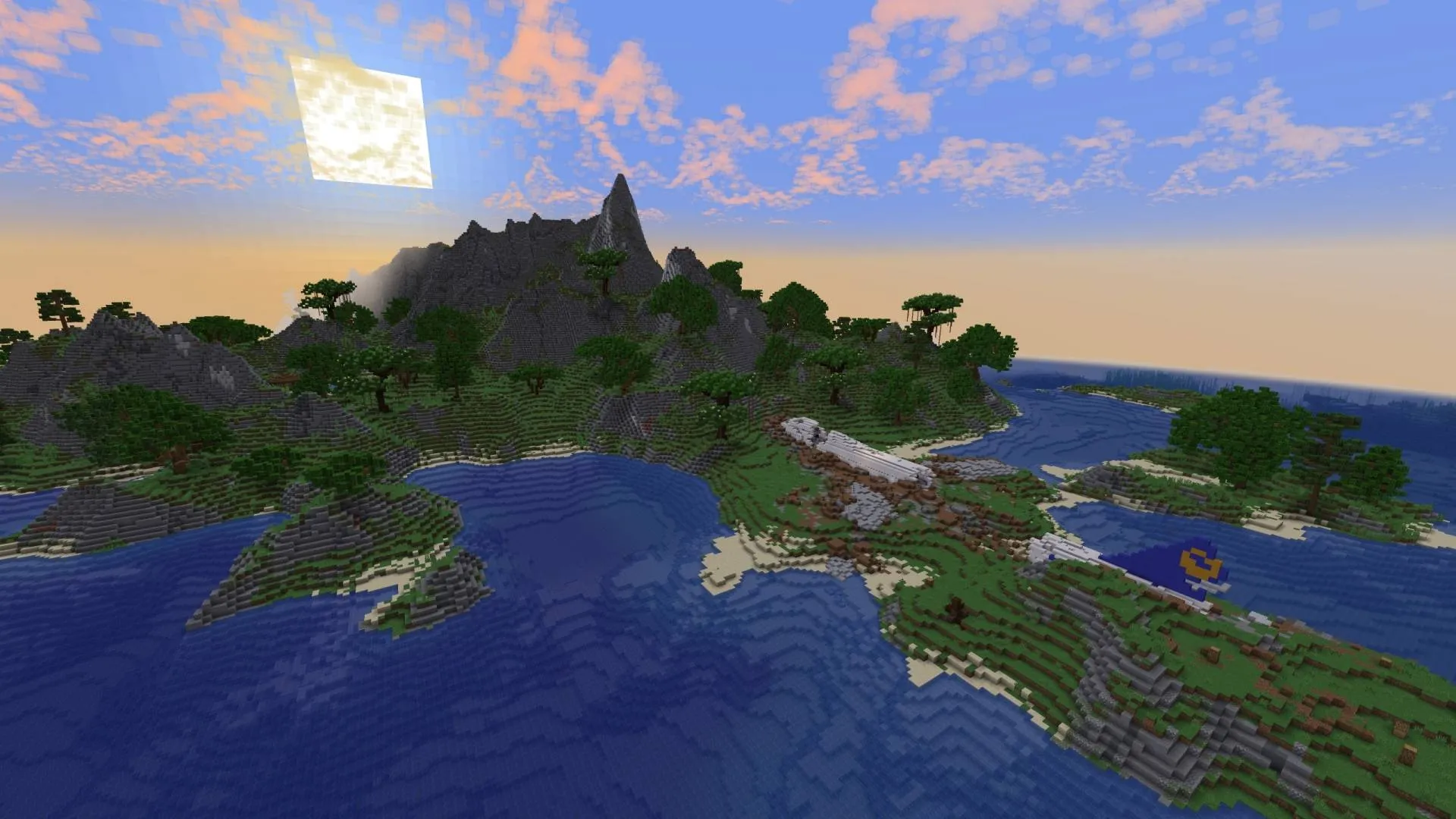 Plane Crash: Survival Island — скриншот 4 (Карты, Minecraft)