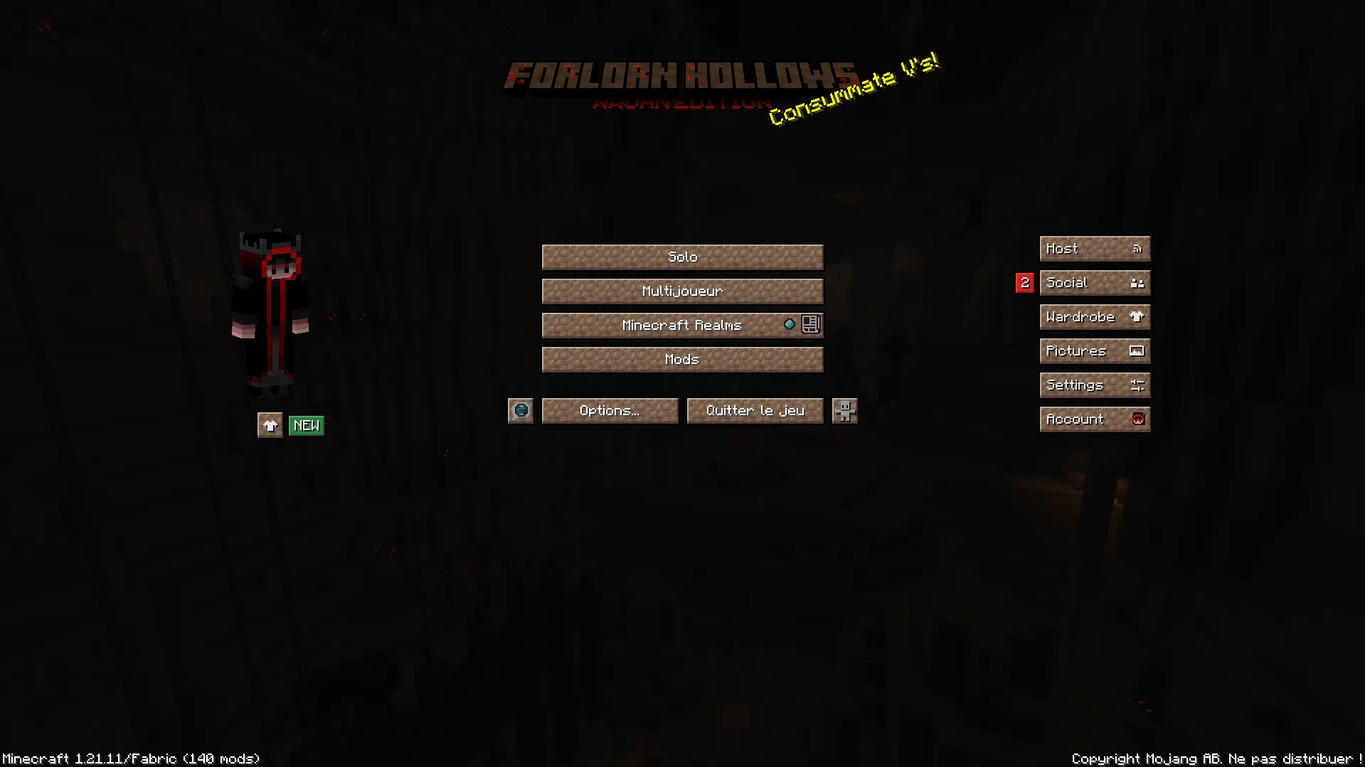 Forlorn Hollows Inspired Gui — скриншот 2 (Текстуры, Minecraft)