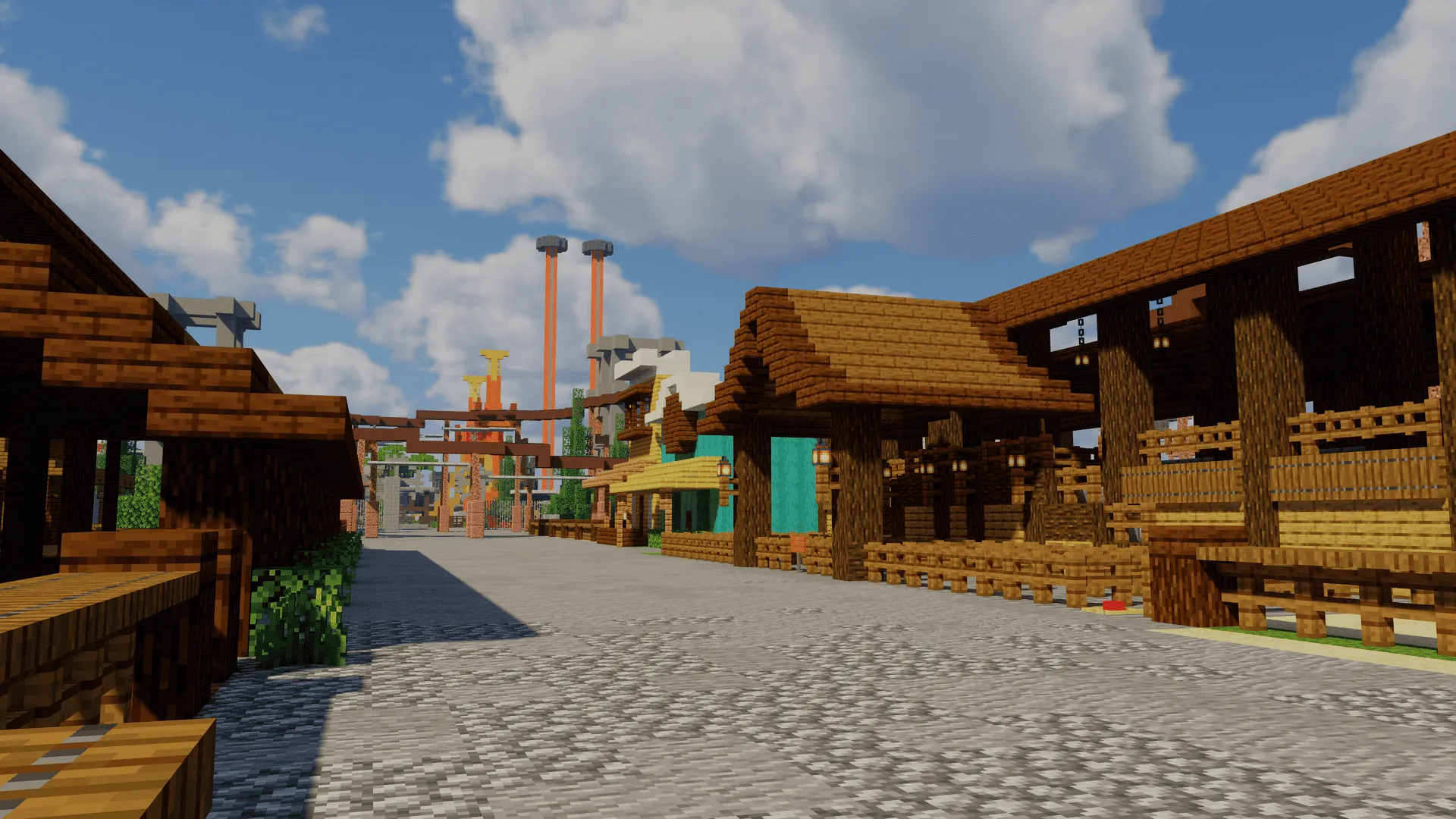 Fantaria - Theme Park, Карты, Minecraft