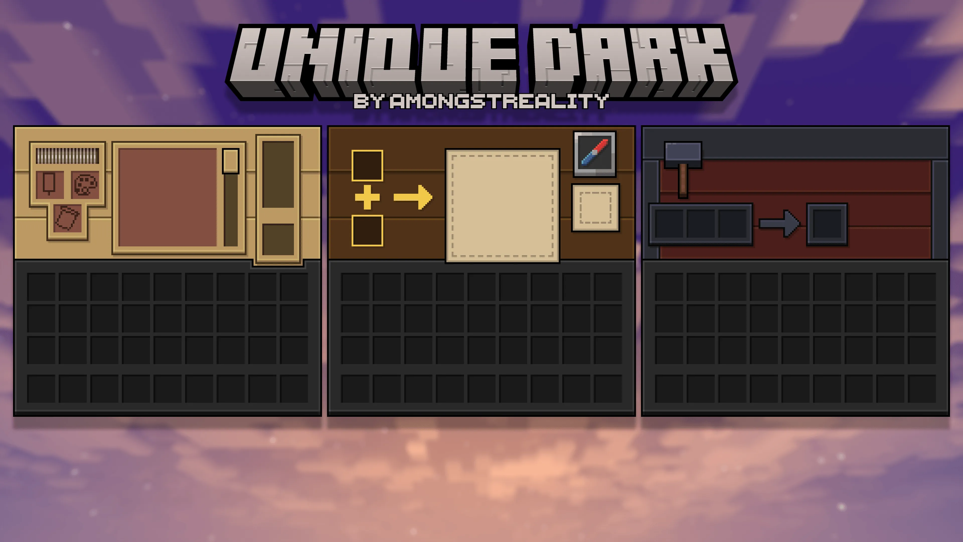 Unique Dark, Текстуры, Minecraft