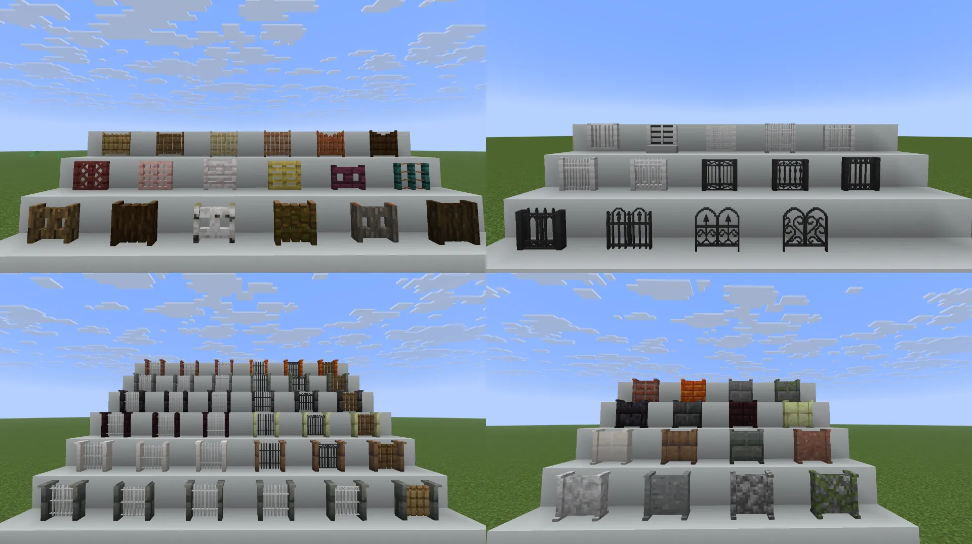 Decorative Fences — скриншот 5 (Моды, Minecraft)