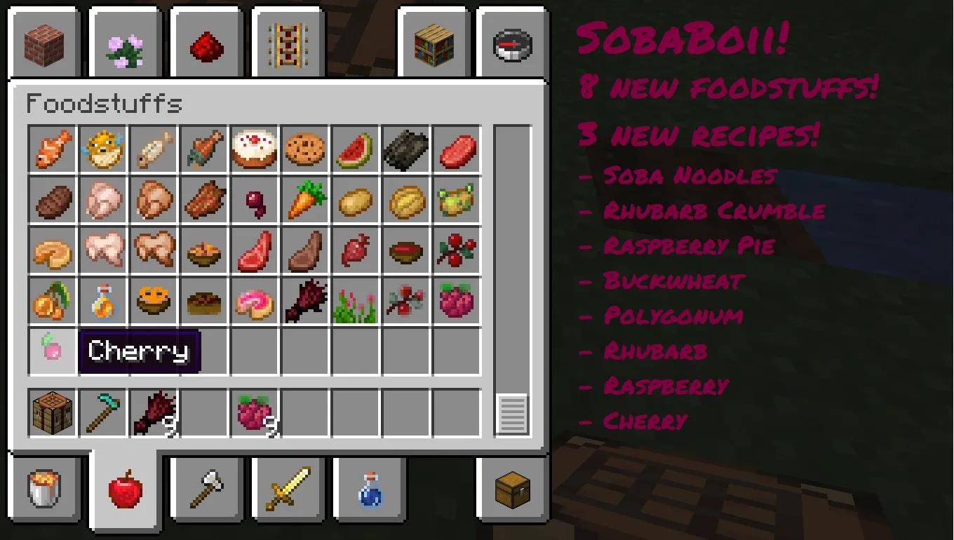 SobaBoii — скриншот 1 (Моды, Minecraft)