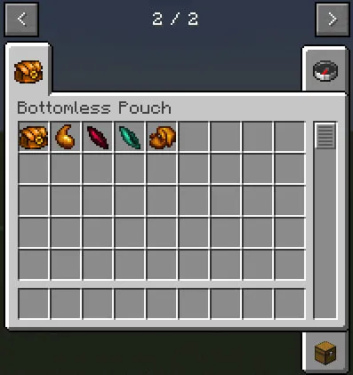 Bottomless Pouch [Enhanced!] — скриншот 9 (Моды, Minecraft)