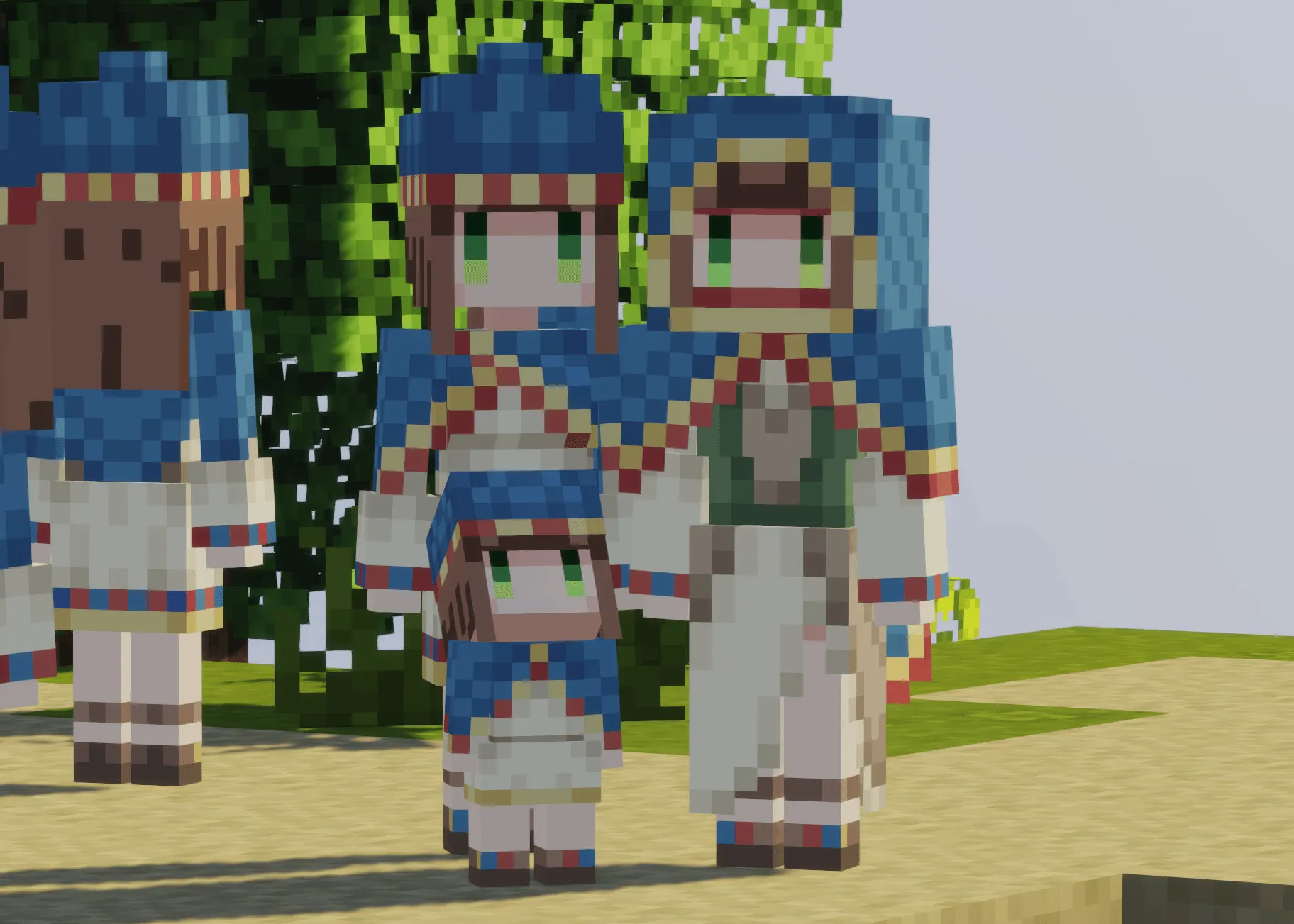 Melody's Cute Girl Villagers — скриншот 17 (Текстуры, Minecraft)