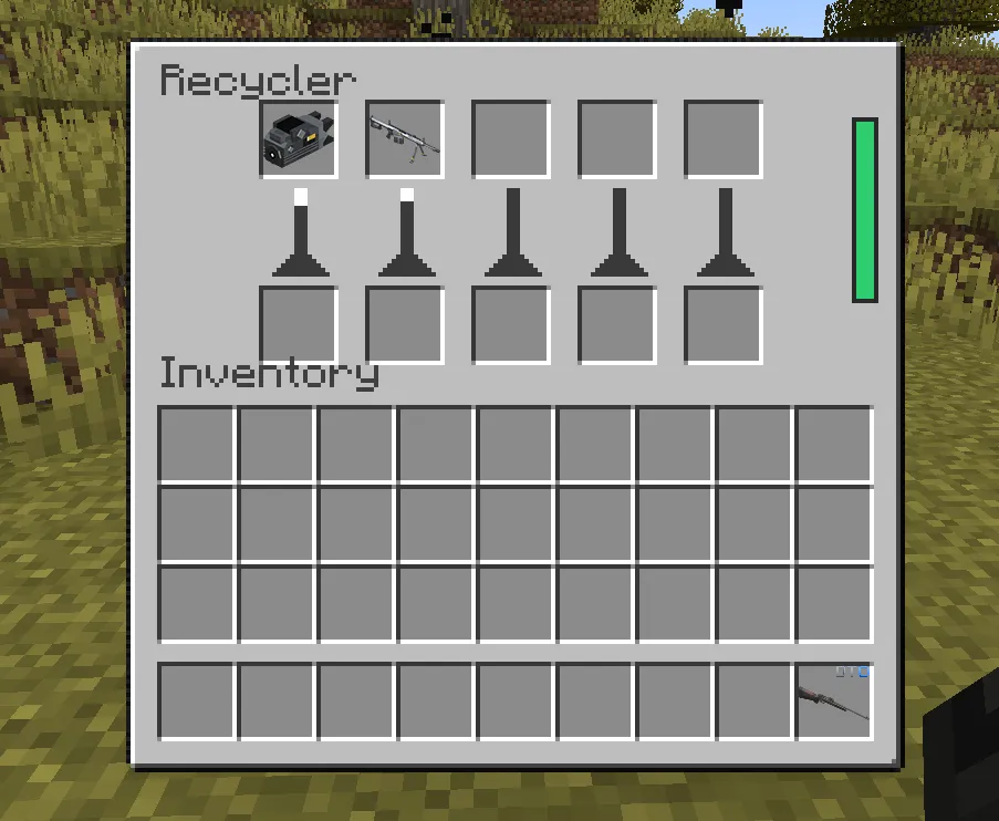 Recycler Scrap, Моды, Minecraft