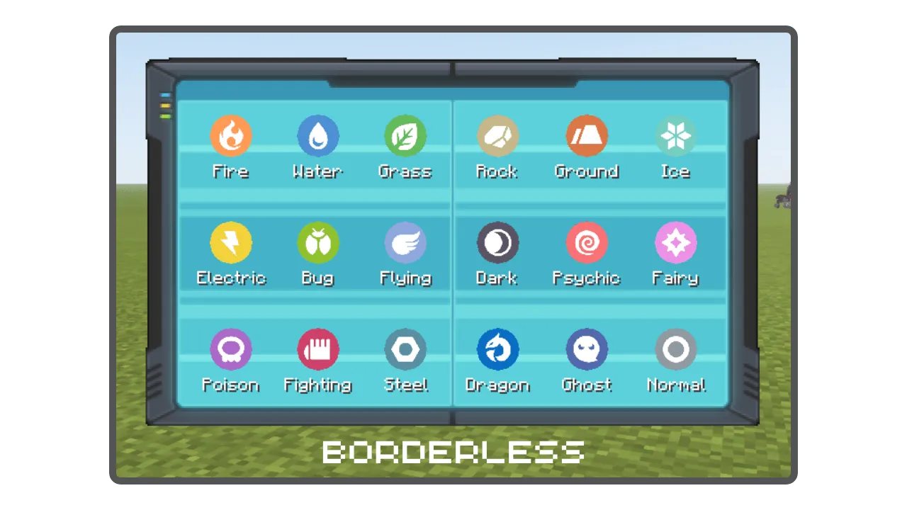 Pokemon Type Table (Cobblemon / Pixelmon) — скриншот 4 (Моды, Minecraft)