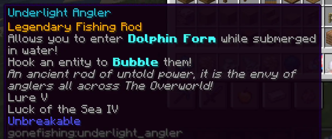 Gone Fishin', Моды, Minecraft