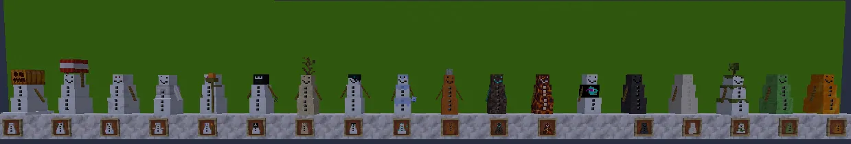 Snow Man Update, Моды, Minecraft