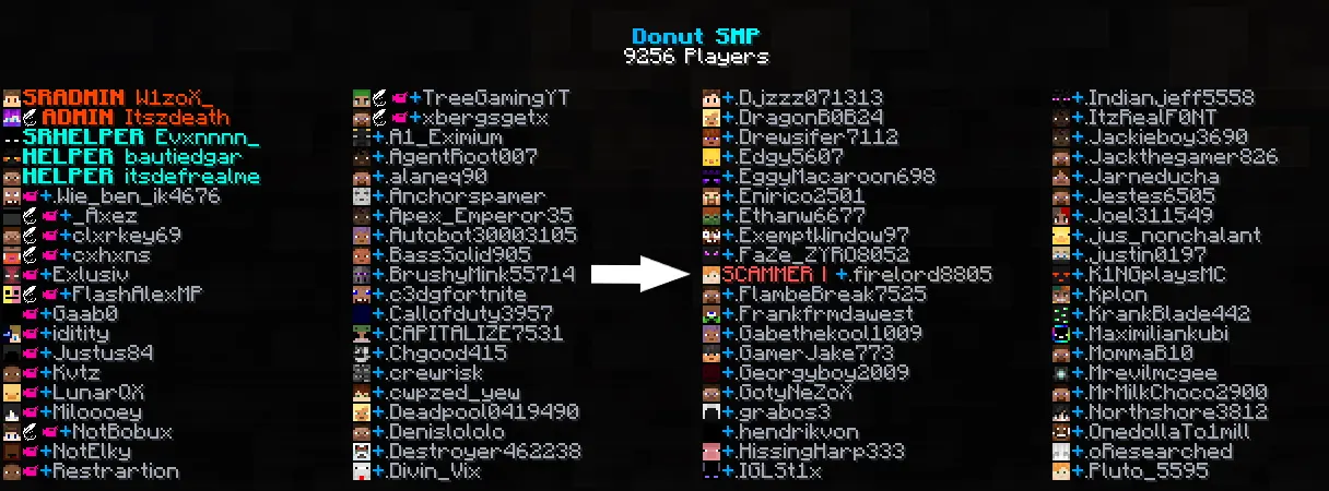 Scam Reports — скриншот 1 (Моды, Minecraft)