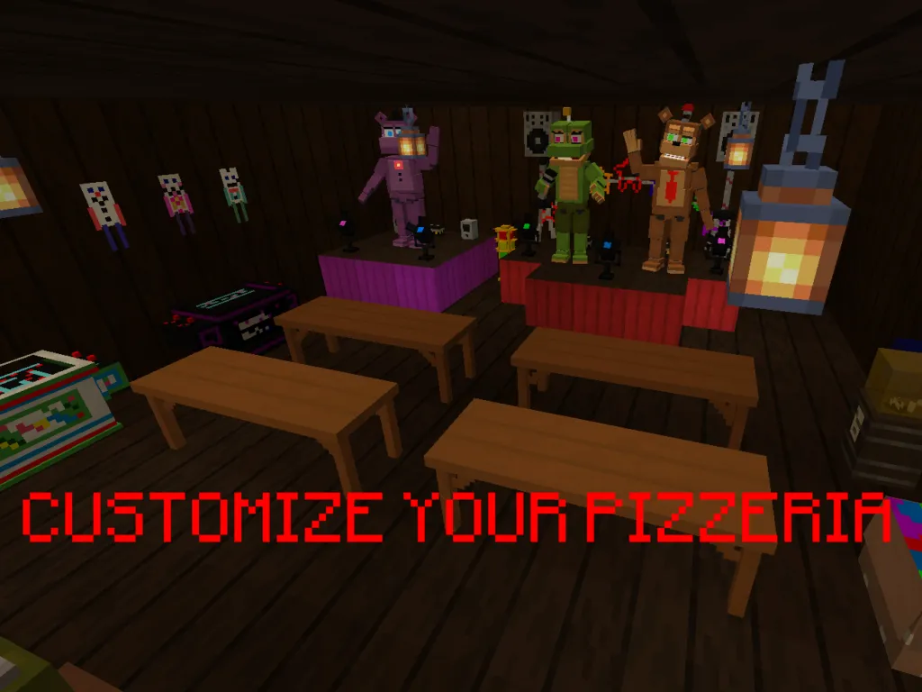 The Pizzeria Collection (FNAF), Моды, Minecraft