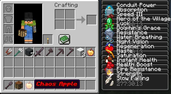 CHAOS APPLE, Текстуры, Minecraft
