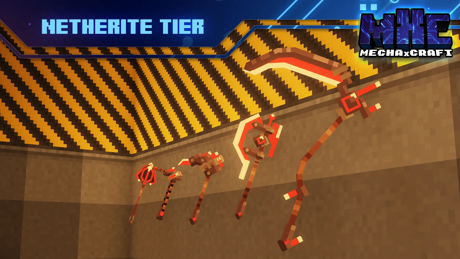 Mecha X Craft Equipments Addon — скриншот 4 (Текстуры, Minecraft)
