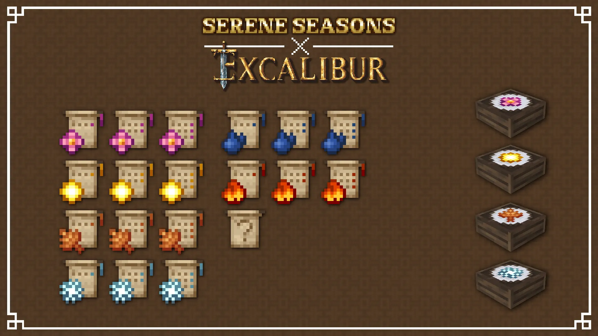 Excalibur | Serene Seasons Support — скриншот 1 (Текстуры, Minecraft)