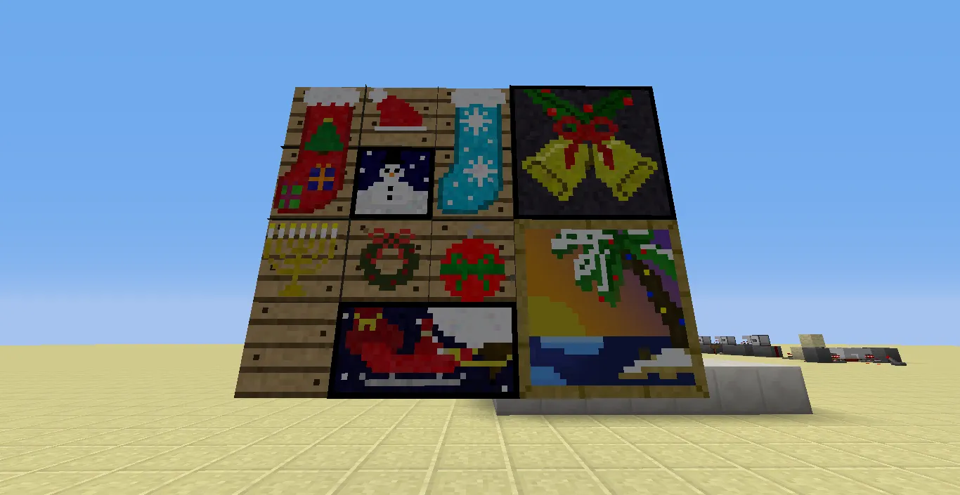 Nate's Holiday Resource Pack, Текстуры, Minecraft