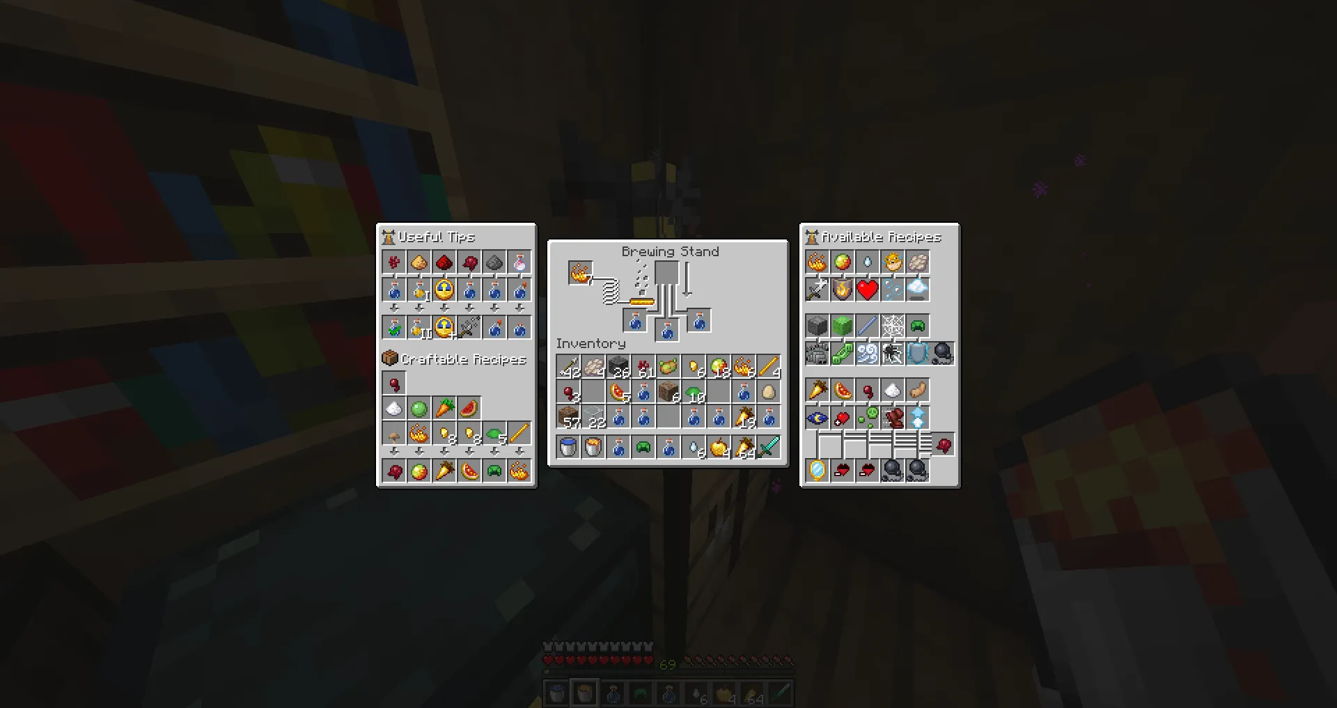 Potion Recipes: Vanilla Edition!, Текстуры, Minecraft