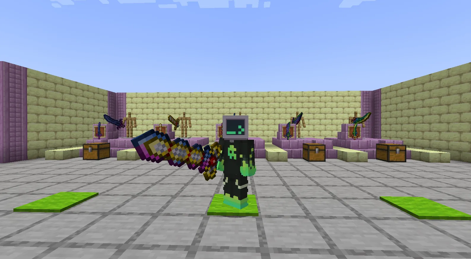 More Terraria weapons, Моды, Minecraft