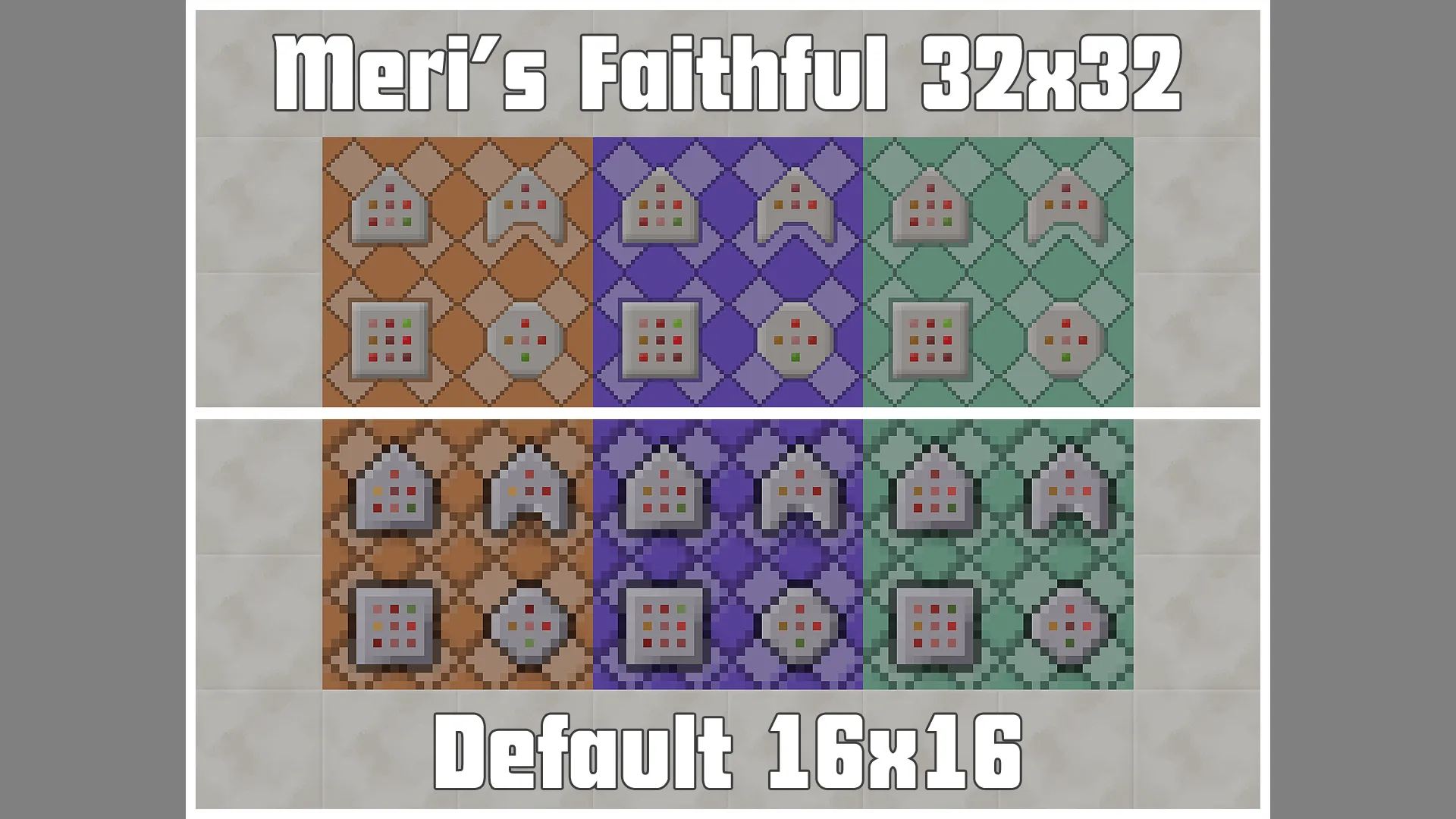 Command Block Textures Faithful 32px — скриншот 1 (Текстуры, Minecraft)