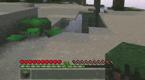 Pekno's Clean Hotbar [animated] — скриншот 1 (Текстуры, Minecraft)