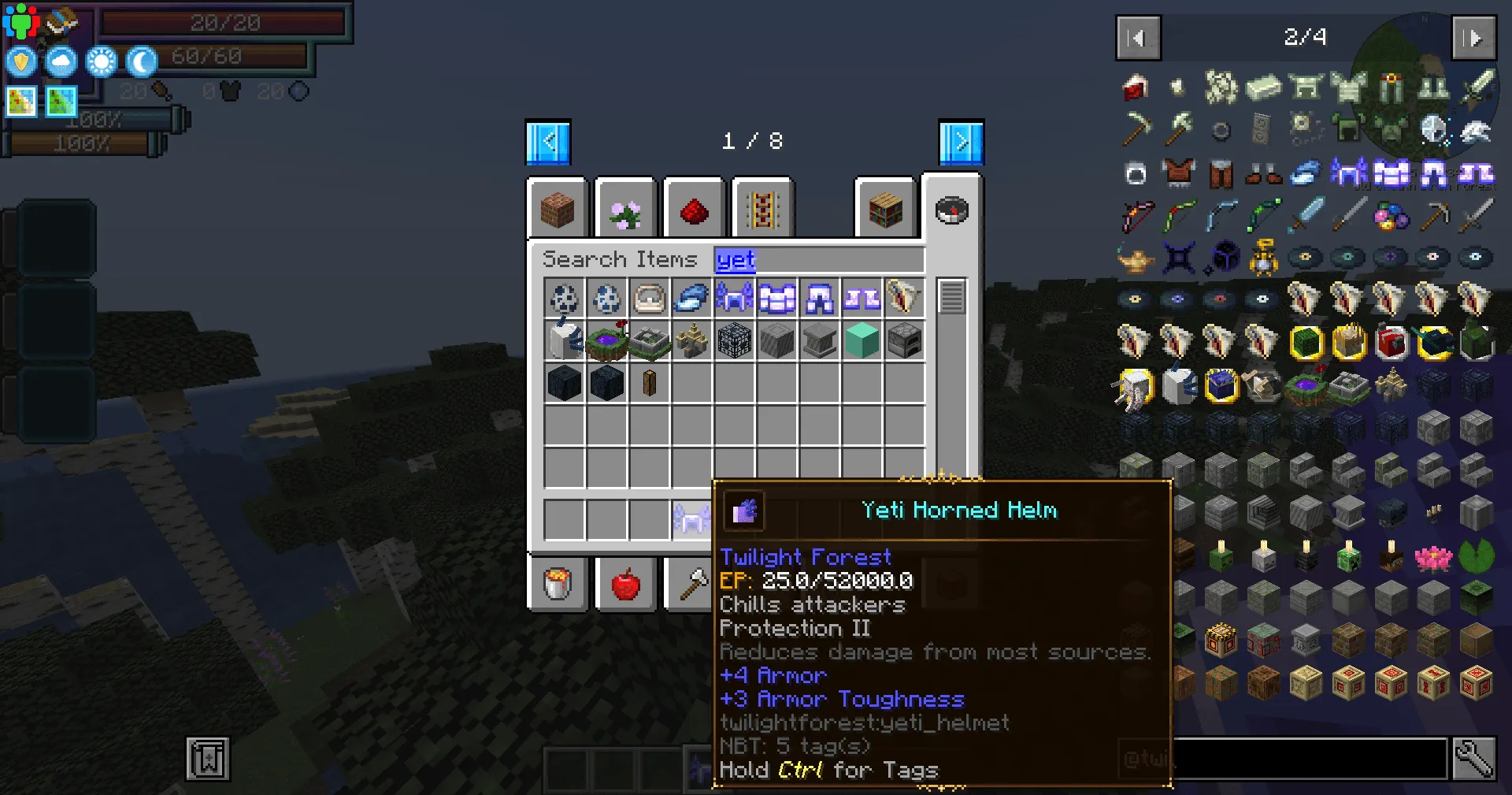 Twilight Forest x Tensura: Reincarnated | EP for Armour, Tools and Weapons, Дата-паки, Minecraft