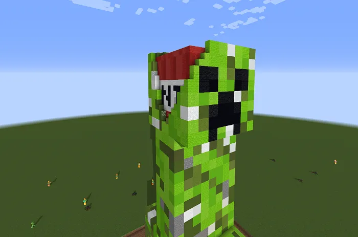 Creeper Statue Creeper Farm — скриншот 1 (Карты, Minecraft)