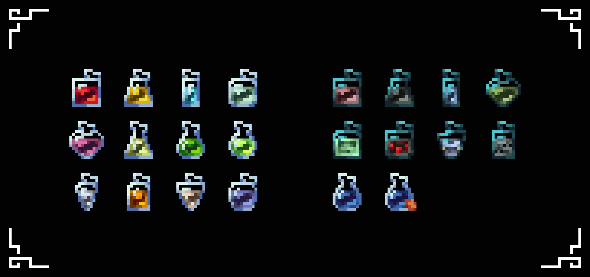 Unique Potions By Blond — скриншот 3 (Текстуры, Minecraft)