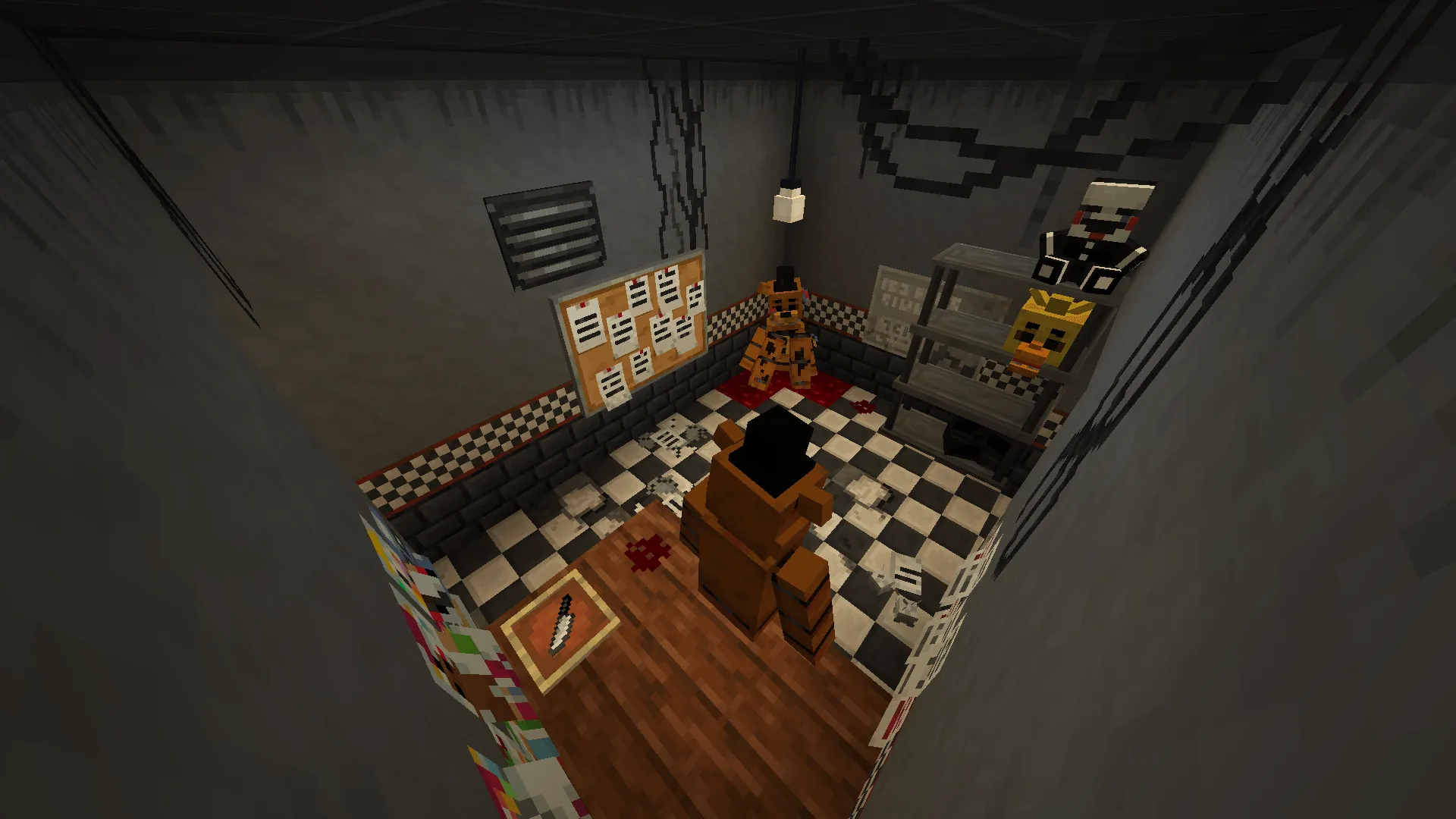 Rovdo's Fnaf Pizzeria, Карты, Minecraft
