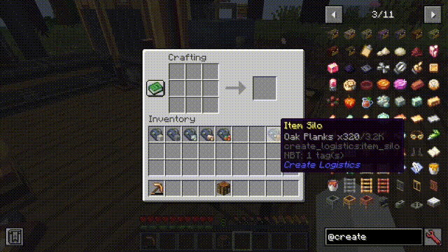 Create Logistics, Моды, Minecraft